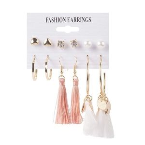 6 earrings set